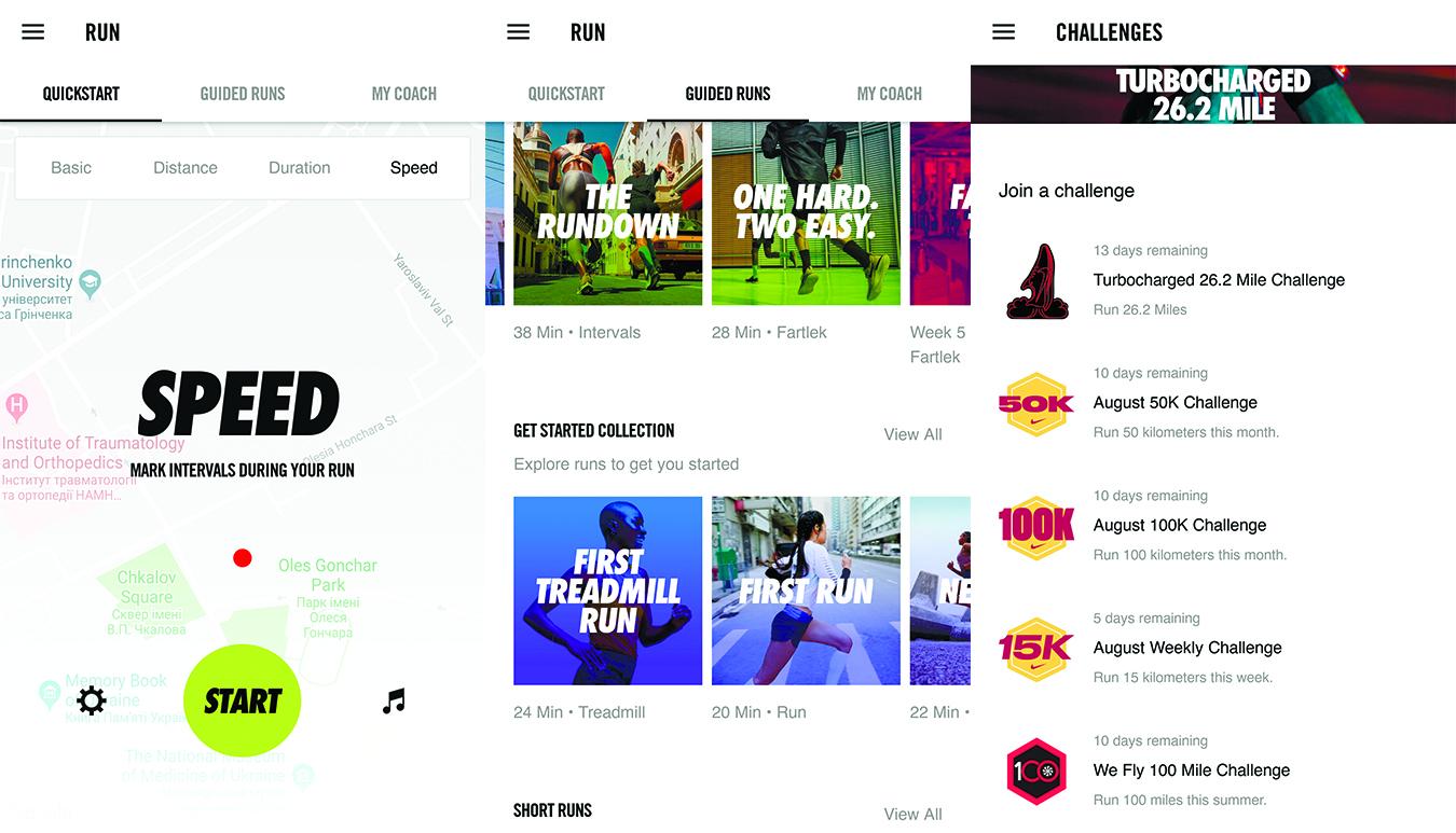 Nike+ Run Club app